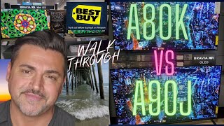 SONY A80K VS A90J BESTBUY WALK THROUGH MYRTLE BEACH SOUTH CAROLINA [upl. by Ynohtnaeoj961]