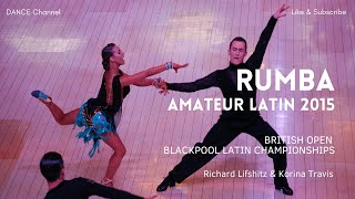 Richard Lifshitz amp Korina Travis  Amateur Latin Rumba [upl. by Bathsheb172]