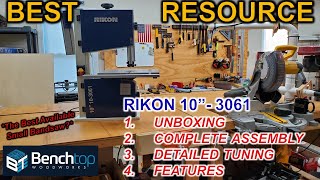 Rikon 10306 Band Saw  One Stop Resource For Unboxing  Setup  Tuning  Features  EP62 [upl. by Asseneg]