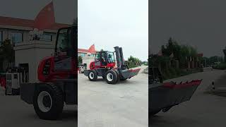 4WD 36Ton China Allterrain Offroad Fork Lift 3500KG Mini Forklift Trucksforklift shorts [upl. by Anidualc]