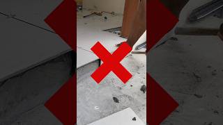 Tile installation trick construction tricks tileinstallation [upl. by Dedric674]