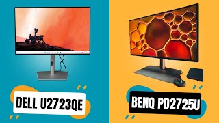 Dell U2723QE vs BenQ PD2725U  Which One Is Better [upl. by Adelpho]