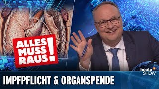 Der Staat will uns zwangsimpfen und alle Organe wegnehmen  heuteshow vom 05042019 [upl. by Darahs16]