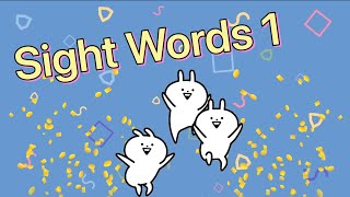 Sight Words 1  Reading Practice Grade 1 Educational Learning for Kids  Game Shark [upl. by Gratt]