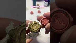 DIY wax seal stamp craftideas diystamp waxseal waxsealstamps artandcraft diycrafts art [upl. by Monteria]