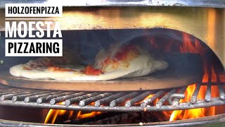 40 Pizza aus dem Kugelgrill mit Moesta Pizzaring  wie Holzofenpizza vom Italiener [upl. by Terzas]