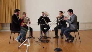 Gaudete Brass  Fanfare for ABQ  Joan Tower [upl. by Harleigh]