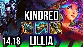 KINDRED vs LILLIA JGL  8110 1700 games  EUW Master  1418 [upl. by Schlenger]