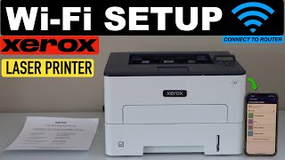 Xerox Printer WiFi Setup Using The Display Panel Add In iPhone [upl. by Verge]