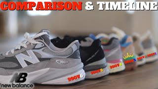 Which Is The BEST New Balance 990 Version Comparison  Timeline [upl. by Staley]