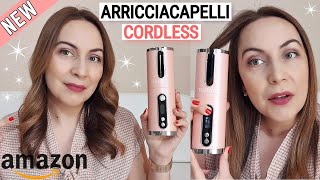 NUOVO ARRICCIACAPELLI AUTOMATICO CORDLESS PER FARE I RICCI E LE ONDE  OTTIMO X CAPELLI SOTTILI 👌 [upl. by Arihday]