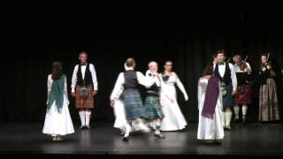 Scottish folk dance The Waterfall  The Devils Water  The Hurlygush [upl. by Ynnaffit]