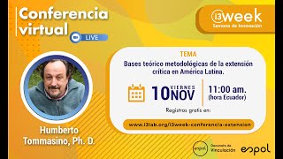 Bases teórico metodológicas de la extensión critica en América Latina [upl. by Annmaria]