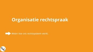 Criminaliteit en Rechtsstaat organisatie rechtsspraak [upl. by Nitsirt]