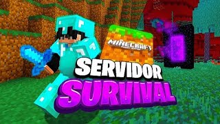 ✔️EL MEJOR SERVER SURVIVAL FACTIONS para Minecraft PE 121  1210  Server Minecraft Pe 121 [upl. by Nomelc]