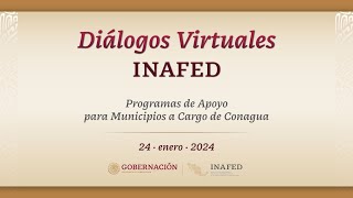 Diálogo Virtual “Programas de Apoyo para Municipios a Cargo de Conagua” [upl. by Kerrie]