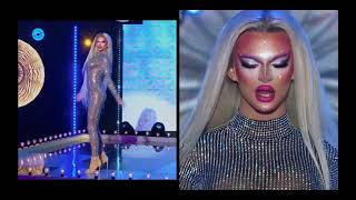 Krystal Versace  Drag Race UK Season 3 Episode 5 Runway  Expensive Drag [upl. by Nylhsa]