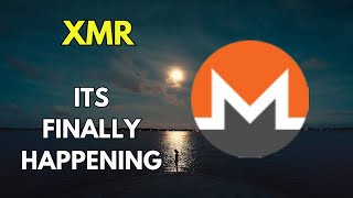 XMR ITS FINALLY HAPPENING for MONERO [upl. by Calista]