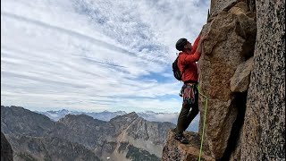 Climbing Liberty Bell via Beckey Route [upl. by Botti]