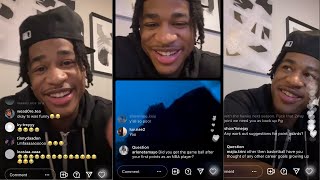 Sharife Cooper IG Live ft Omar Cooper amp Babylouiee impersonator 112121 22 [upl. by Ledba]