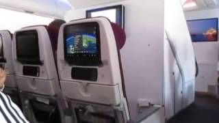 Commento volo Roma Bangkok Qatar Airways [upl. by Yanrahs]