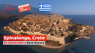 Spinalonga Crete Flying above a Leper Colony With Dark History [upl. by Riddle]