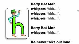 Harry Hat Man Letterland Full Song [upl. by Annayehc]