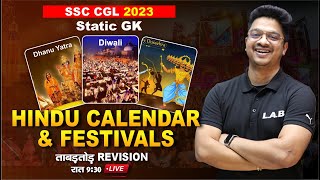 Important Hindu Calendar amp Festival  SSC CGL 2023 में पूछे जाने वाले Important सवाल  Static GK LAB [upl. by Aivatco]