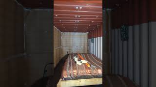 RUSTIC Prodex Total Insulation installed in shipping container V0064669 [upl. by Berner]