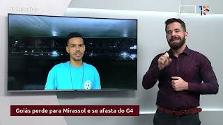 Goiás perde para Mirassol e se afasta do G4 da série B  MUNDO UFG [upl. by Eldoria613]