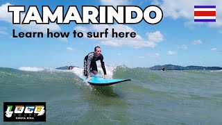 Tamarindo Surfing Lessons From Beginner to Pro [upl. by Eitac]