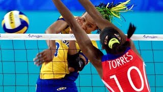 Semifinal Voleibol FemeninoSydney 2000 Cuba x Brasilcubanas voleibol fivb olimpiadas cuba [upl. by Rettuc]