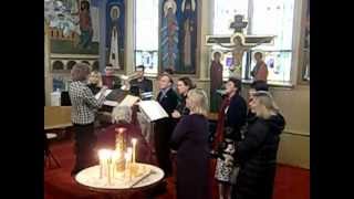 O Lord Save thy people sung in English and church Slavonic [upl. by Ardnwahs60]