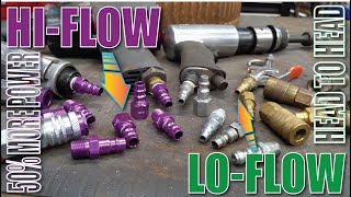 High Flow Air Fittings worth it Tested Head to Head Milton VStyle [upl. by Weiler]