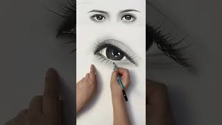 How to draw eyelashes 😍✨👀👁️ drawing art eyelashes [upl. by Evangelia747]