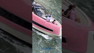 All Pink Everything 🩷🛥️👙 Brandon 50 amp Invictus 42 back to back with Don Julio on the wrap [upl. by Asilaj]