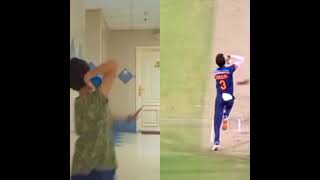 Yuzvendra Chahal Bowling action 🥰 🔥  shorts cricket [upl. by Catharina]