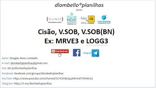 Tipo de Operação Cisão VSOB e VSOBBN  Exemplo MRVE3  LOGG3 [upl. by Alaikim]