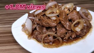 BEEF STEAK  HOW TO COOK BEEF STEAK  BEEF STEAK RECIPE  AMY GUEVARRA [upl. by Analed]