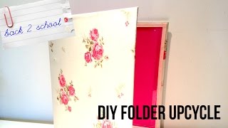 DIY Ring binder Folder Back to School [upl. by Bilow]