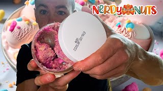 🎡 Cotton Candy Ice Cream Cashew Butter Treat Review  Nerdy Nuts Sweetest Creation Yet 🍬🍦 [upl. by Jordison660]