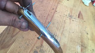 ِCouteau OKAPI fabrication du dos  OKAPI Knife back making  صناعة الظهر لسكين أوكابي ضلع الغزال [upl. by Akinyt]