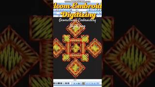 How to Embroidery Digitizing in wilcom e2 wilcom wilcome2 computerizedembroidery designer [upl. by Htebazila]