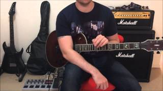 Silverchair  Freak  Quick Riff Guitar Lesson [upl. by Velleman702]