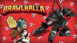 Brawlhalla One Punch Ted VS FranDaMan1 TyTyTheJedi Evil Black Knight Mosh Pit Comedy Gaming [upl. by Kcered]