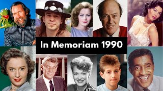 In Memoriam 1990 Famous Faces We Lost in 1990  Who Died in 1990 [upl. by Tingey]