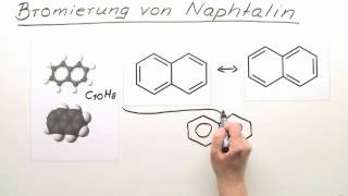 BROMIERUNG VON NAPHTHALIN  Chemie  Organische Verbindungen – Eigenschaften und Reaktionen [upl. by Claretta641]