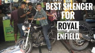 Is this the loudest bullet exhaust  Royal Enfield Silencer best sound [upl. by Jacklin]