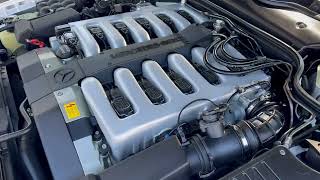 2000 MERCEDES SL600 R129 V12 ENGINE VIDEO RUNNING [upl. by Enelav630]