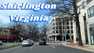 Driving around Arlington Virginia Shirlington and Fairlington [upl. by Zonda]